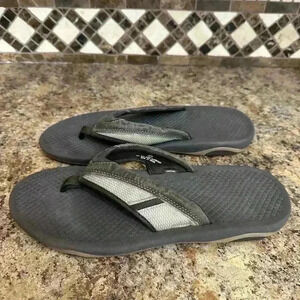 Speedo Brand Men’s Brown Tan Flip Flops Sandals Size 11 Summer Beach Thongs